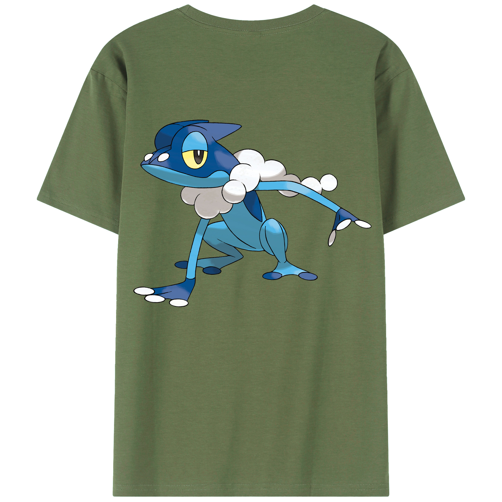 （画像用） ポケットモンスター Pokémon 綿100％ メンズ半袖Tシャツ（バックプリント） 通気性